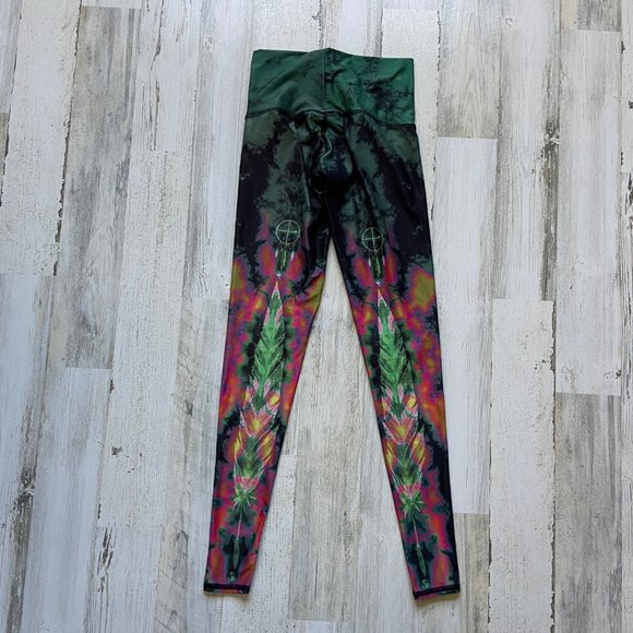 Teeki Size XS Eagle Feather Dream Catcher Leggings - Picture 4 of 9